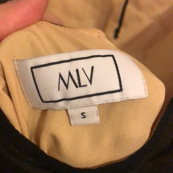 MLV Sequin Beige & Black Cocktail Dress - Picture 3 of 8